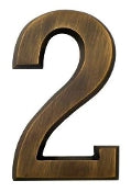 SoftCurve Number "2" Antique Bronze