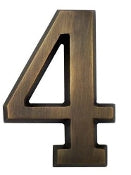 SoftCurve Number "4" Antique Bronze