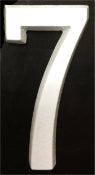 SoftCurve Number "7" White Powder Coat